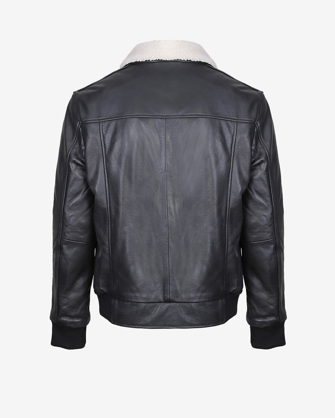 A2 Aviator Leather Jacket With Fur Collar