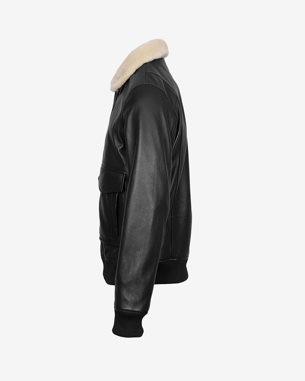 Airin G-1 Pilot Leather Jacket With Fur Collar