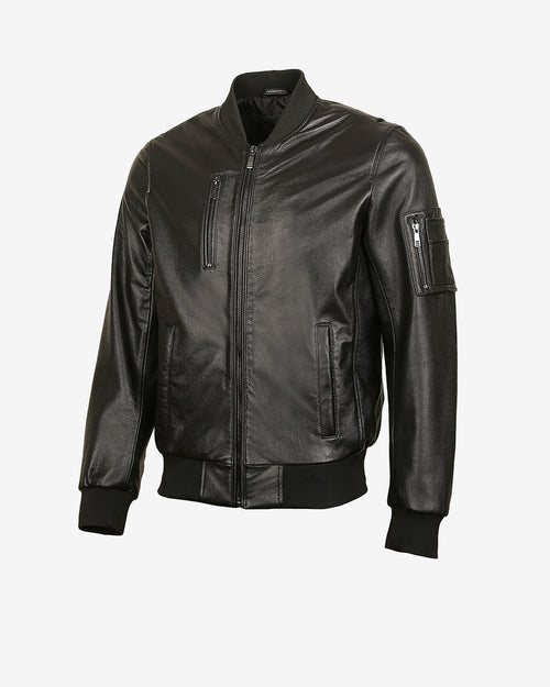 Avans Bomber Leather Jacket