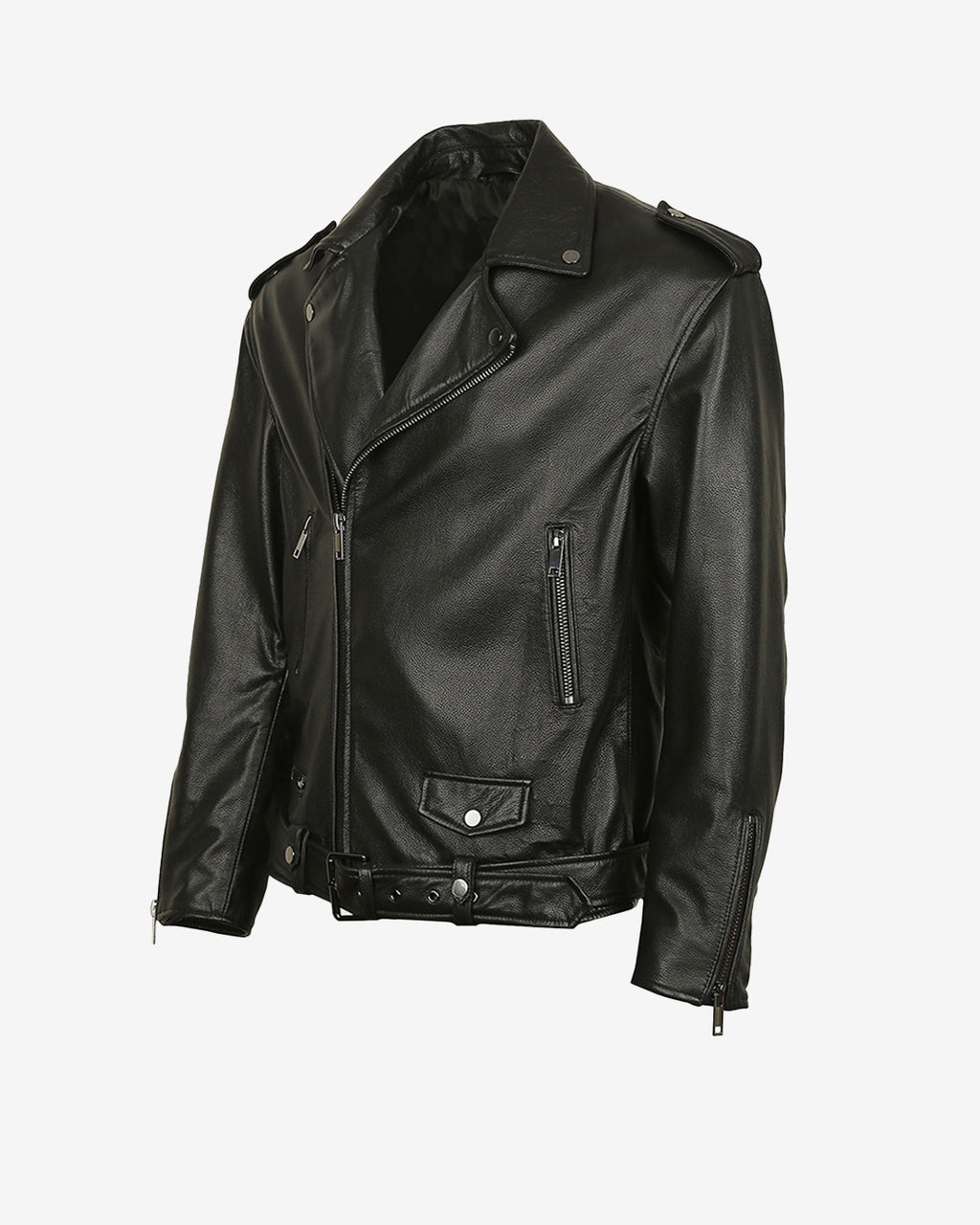 Fahsyee Biker Leather Jacket
