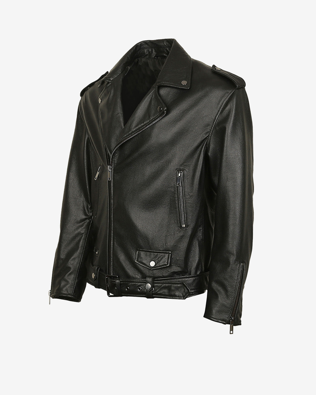 Fahsyee Biker Leather Jacket