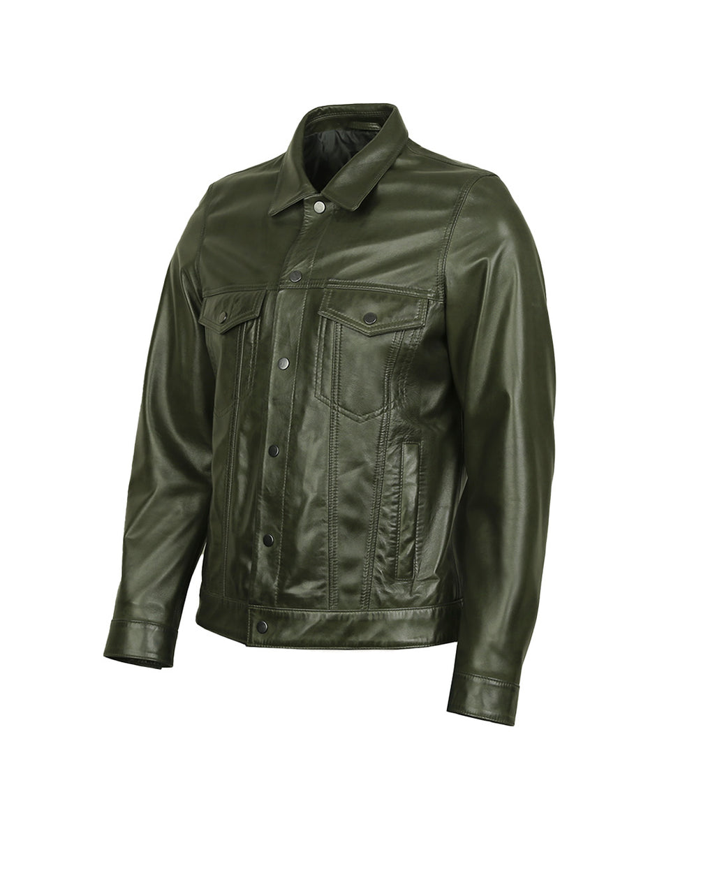 Trucker Leather Jacket