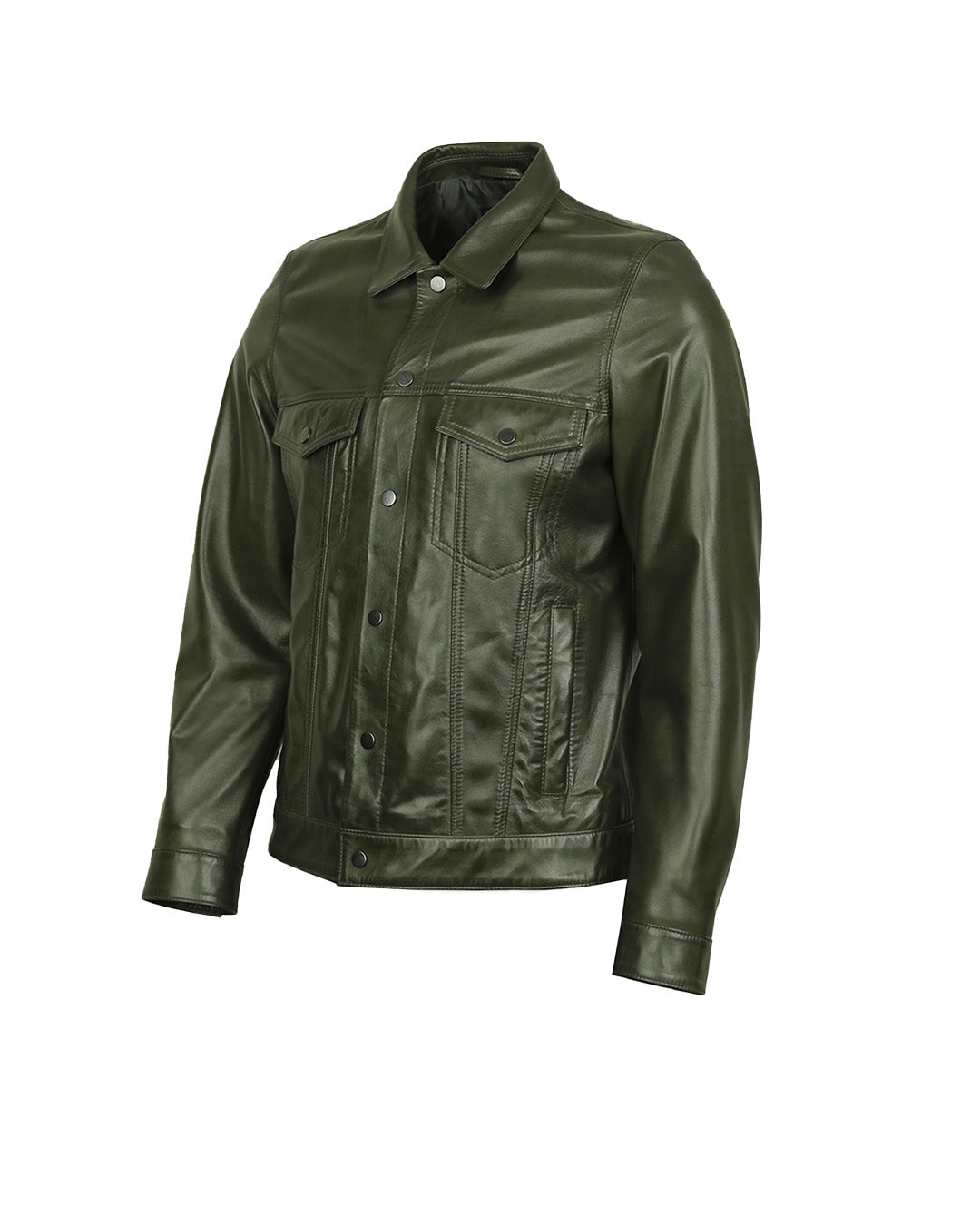 Trucker Leather Jacket