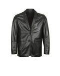 Giorgio Fitted Leather Blazer