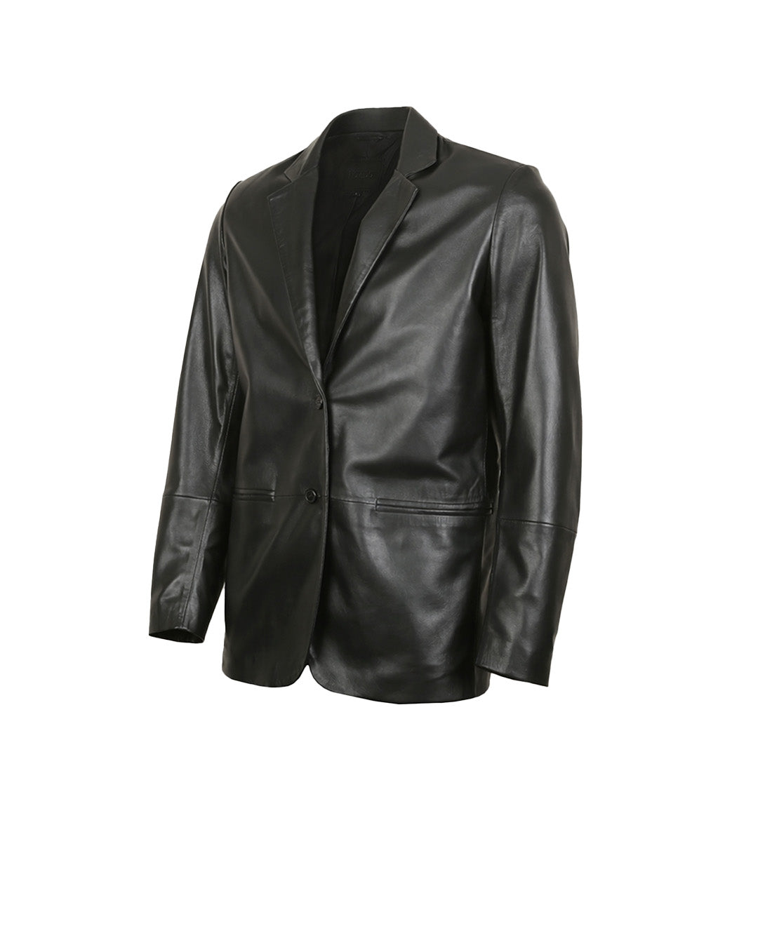 Giorgio Fitted Leather Blazer