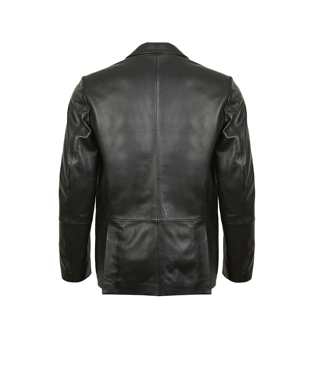 Giorgio Fitted Leather Blazer