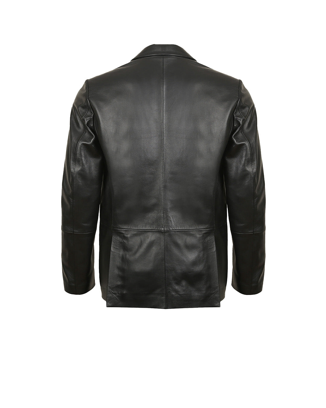 Giorgio Fitted Leather Blazer