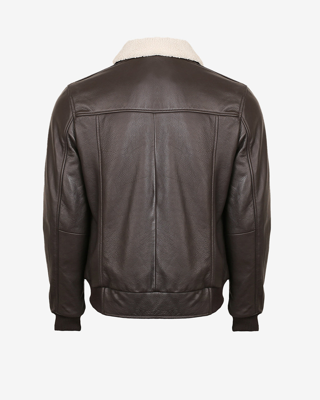 A2 Aviator Leather Jacket With Fur Collar