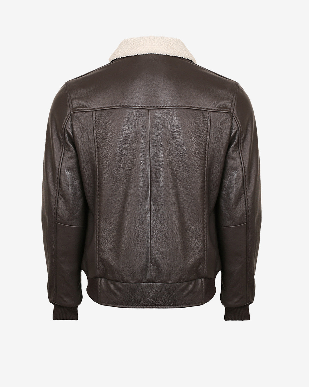 A2 Aviator Leather Jacket With Fur Collar