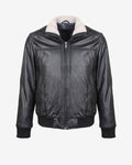 A2 Aviator Leather Jacket With Fur Collar