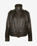 Vintage Distressed Bomber Jacket