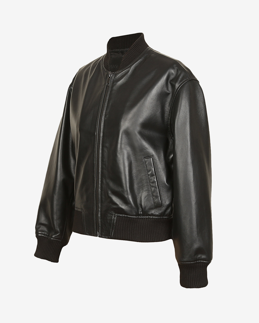 Diesel L-Khat Leather Bomber Jacket