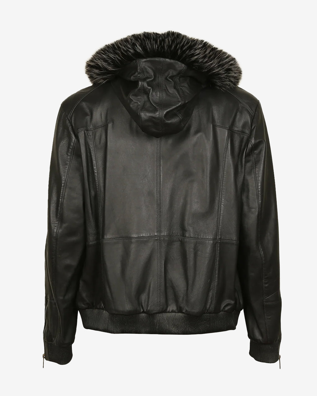 Oversized Fargo Bomber Jacket With Fur Hoodie