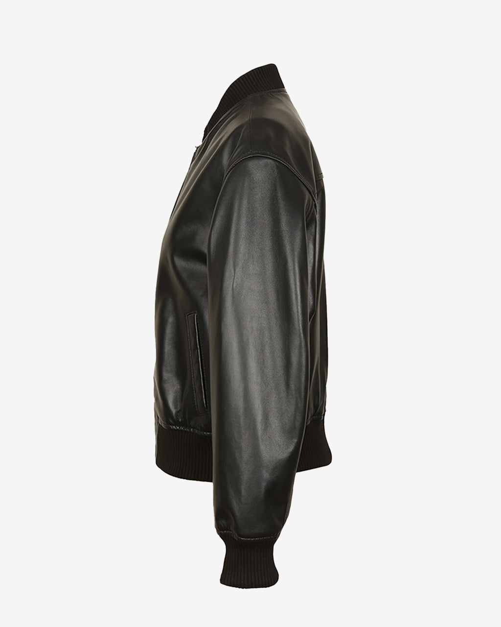 Diesel L-Khat Leather Bomber Jacket
