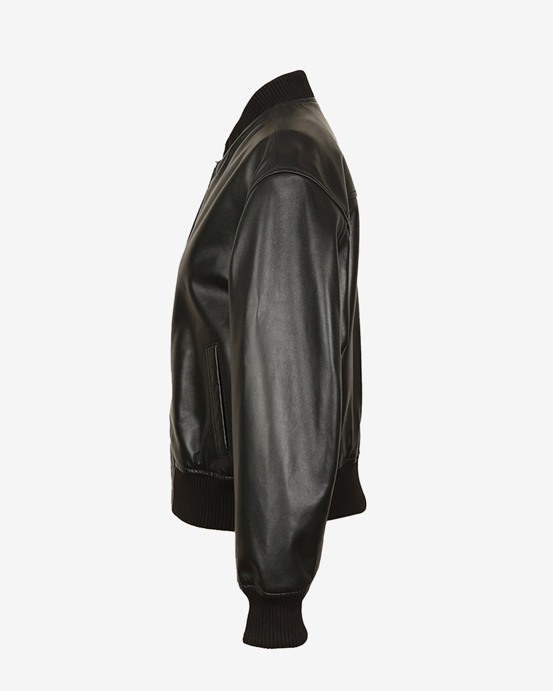 Diesel L-Khat Leather Bomber Jacket