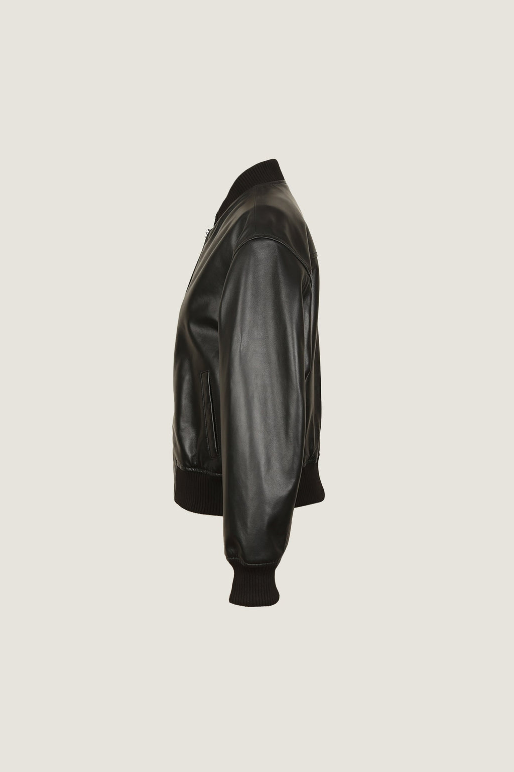 Diesel L-Khat leather bomber jacket
