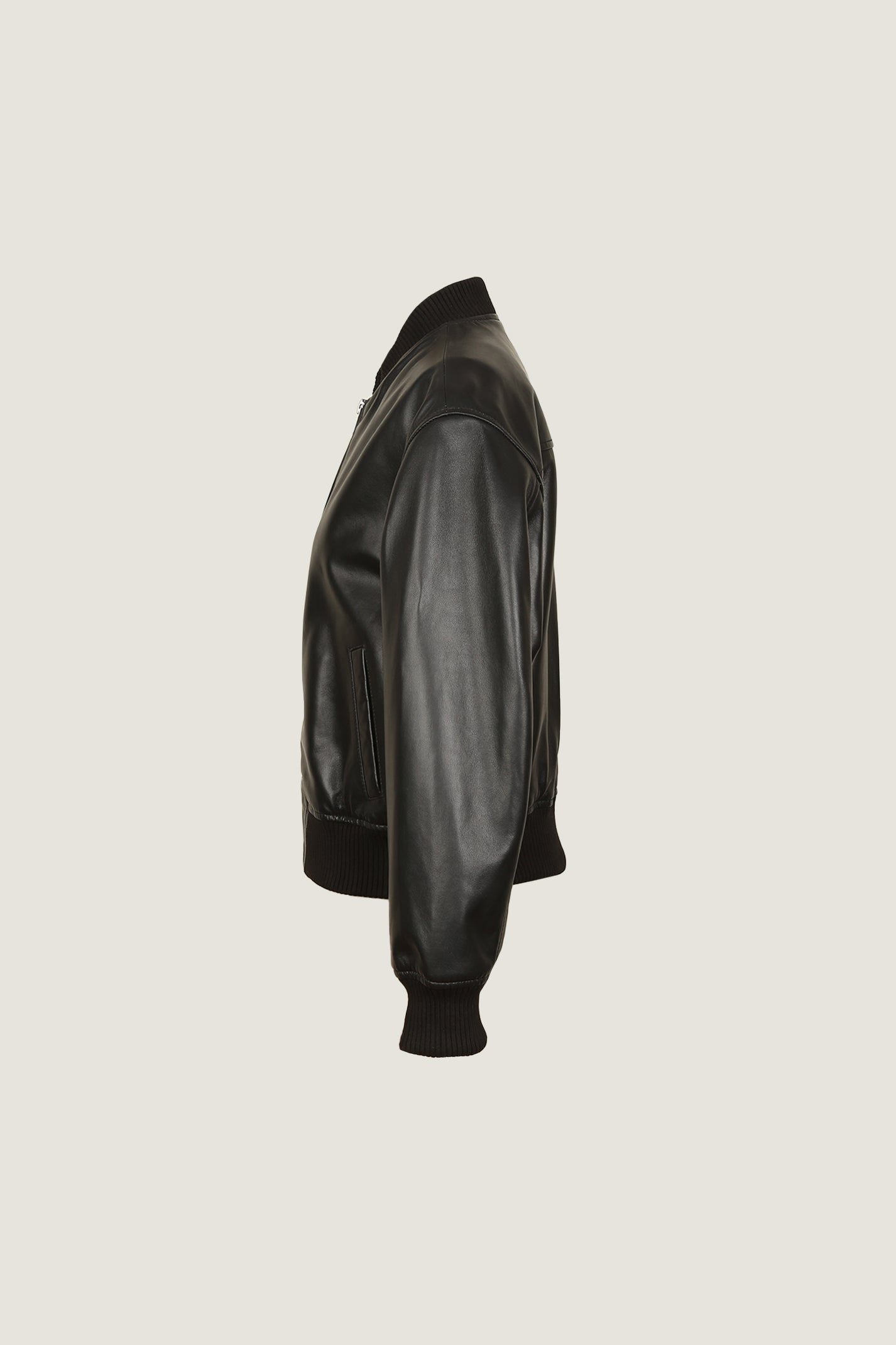 Diesel L-Khat leather bomber jacket