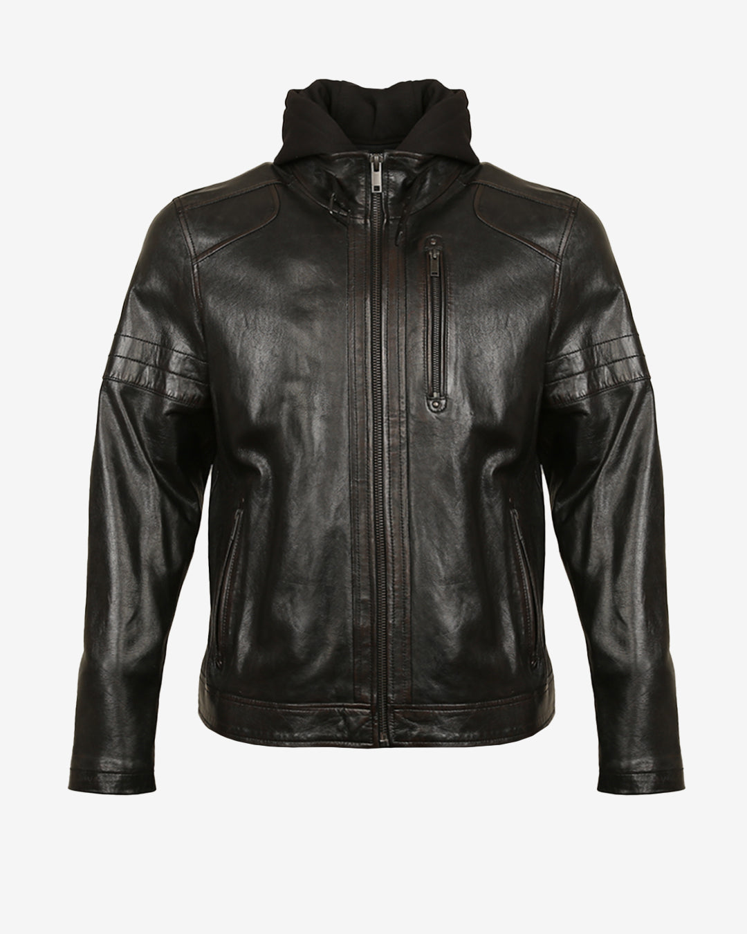 Daytona Krill Hood Leather Jacket