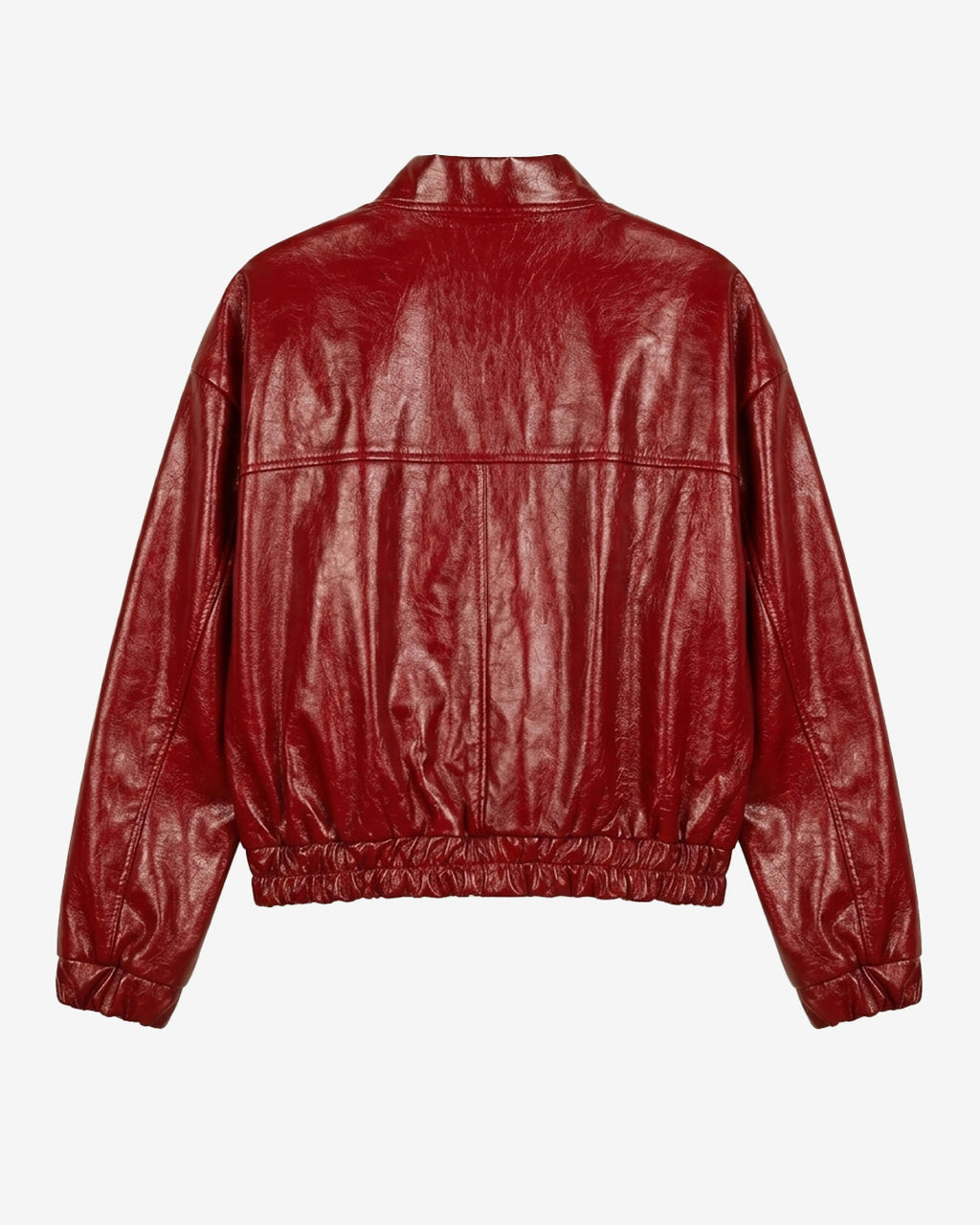 Red Funnel Bomber Jacket