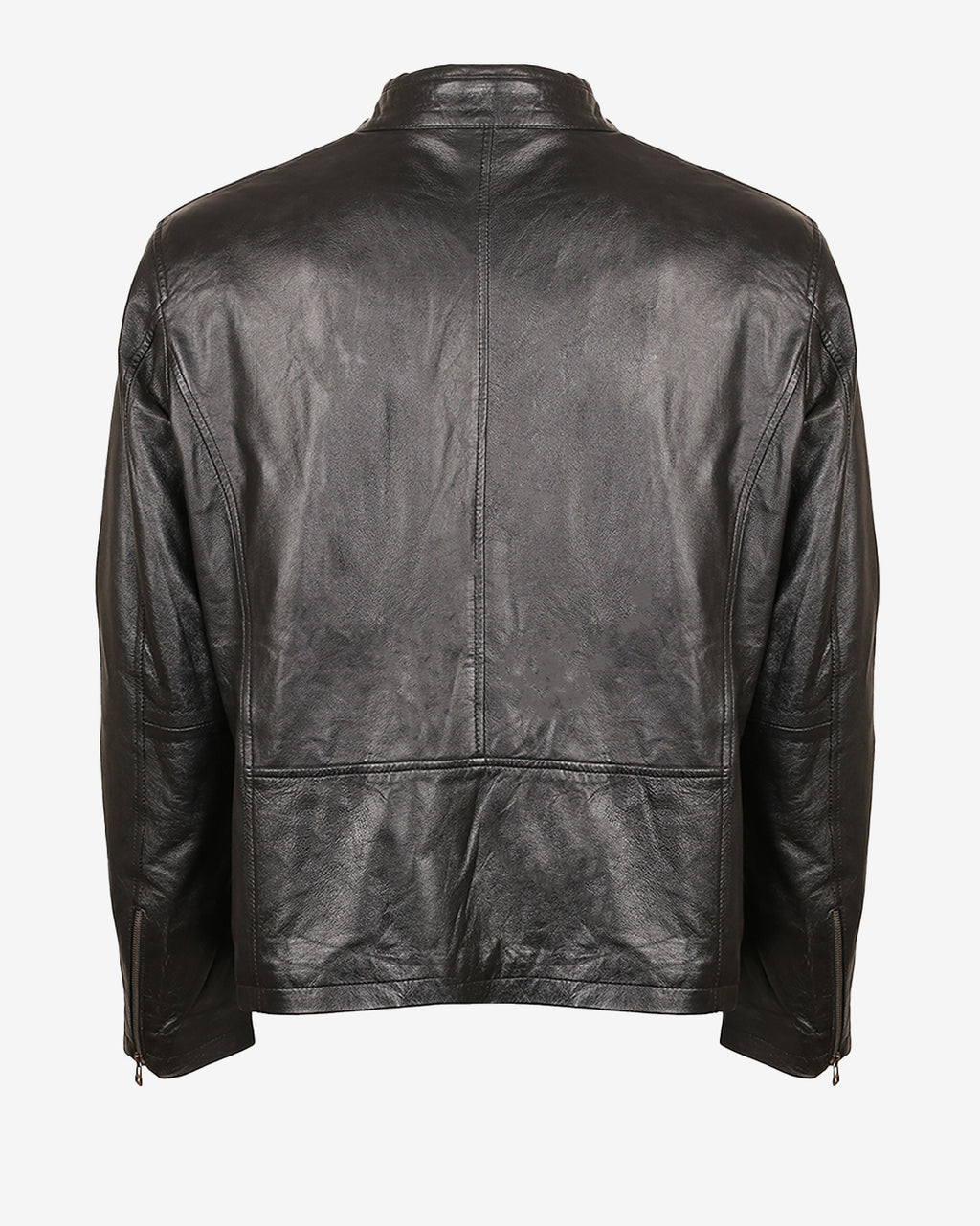Classic Cafe Racer Leather Jacket