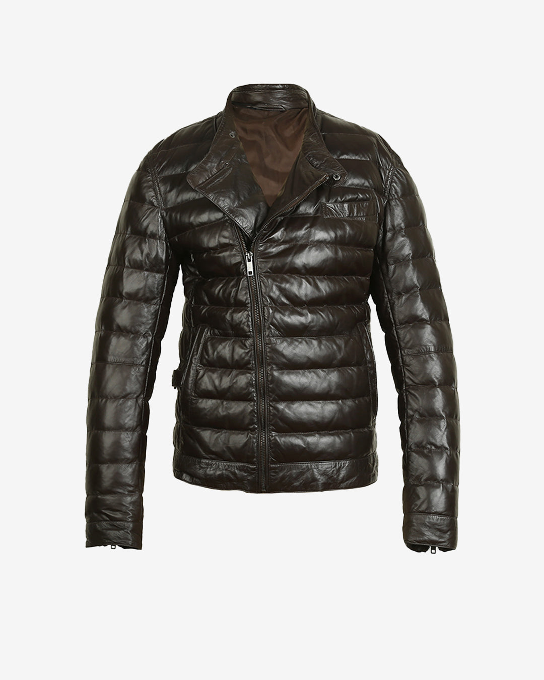 Quilted Biker Leather Jacket