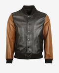 Varsity Leather Bomber