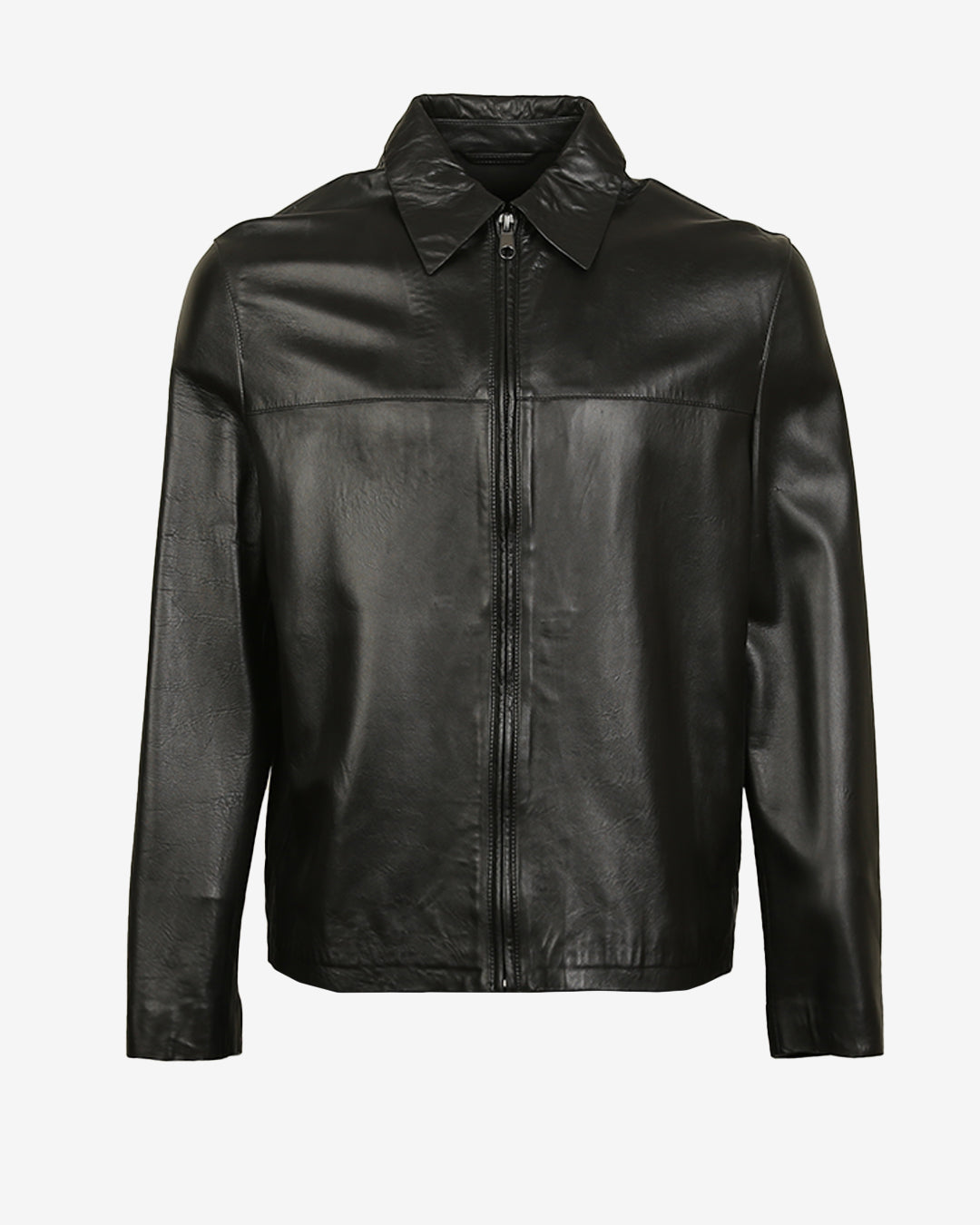 Minimal Leather Jacket