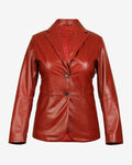 Simonetta Ravizza Leather Blazer