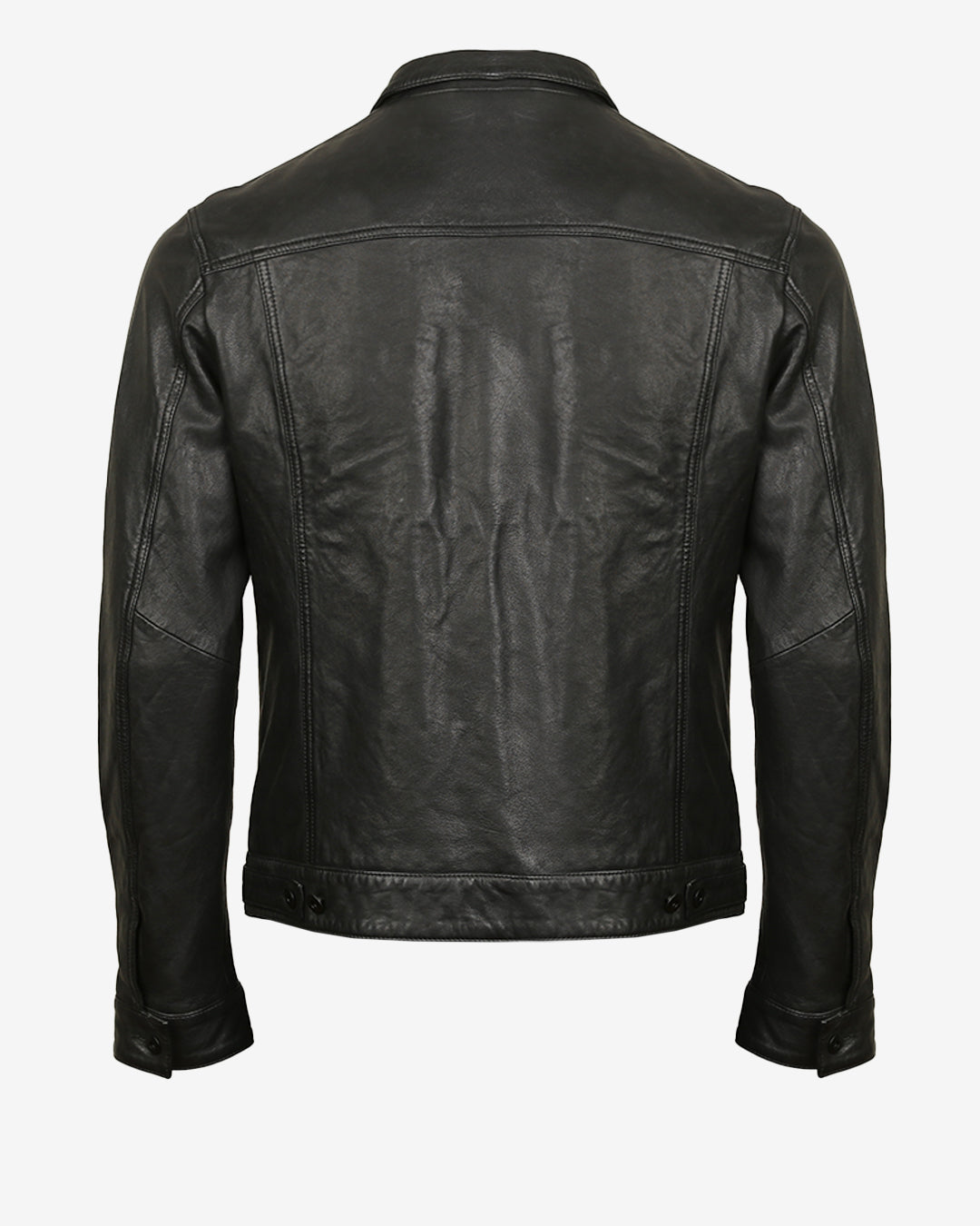Trucker  Leather Jacket