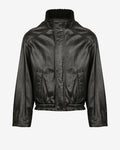 Saint Laurent Leather Bomber Jacket
