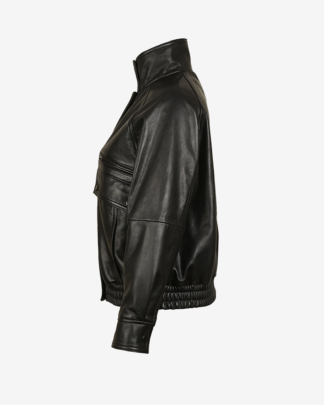 Saint Laurent Leather Bomber Jacket