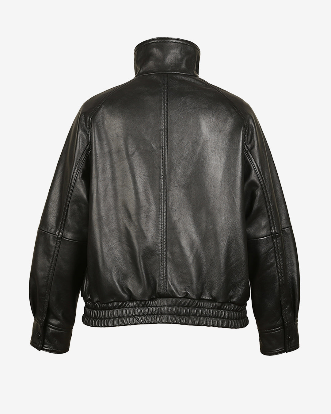 Saint Laurent Leather Bomber Jacket