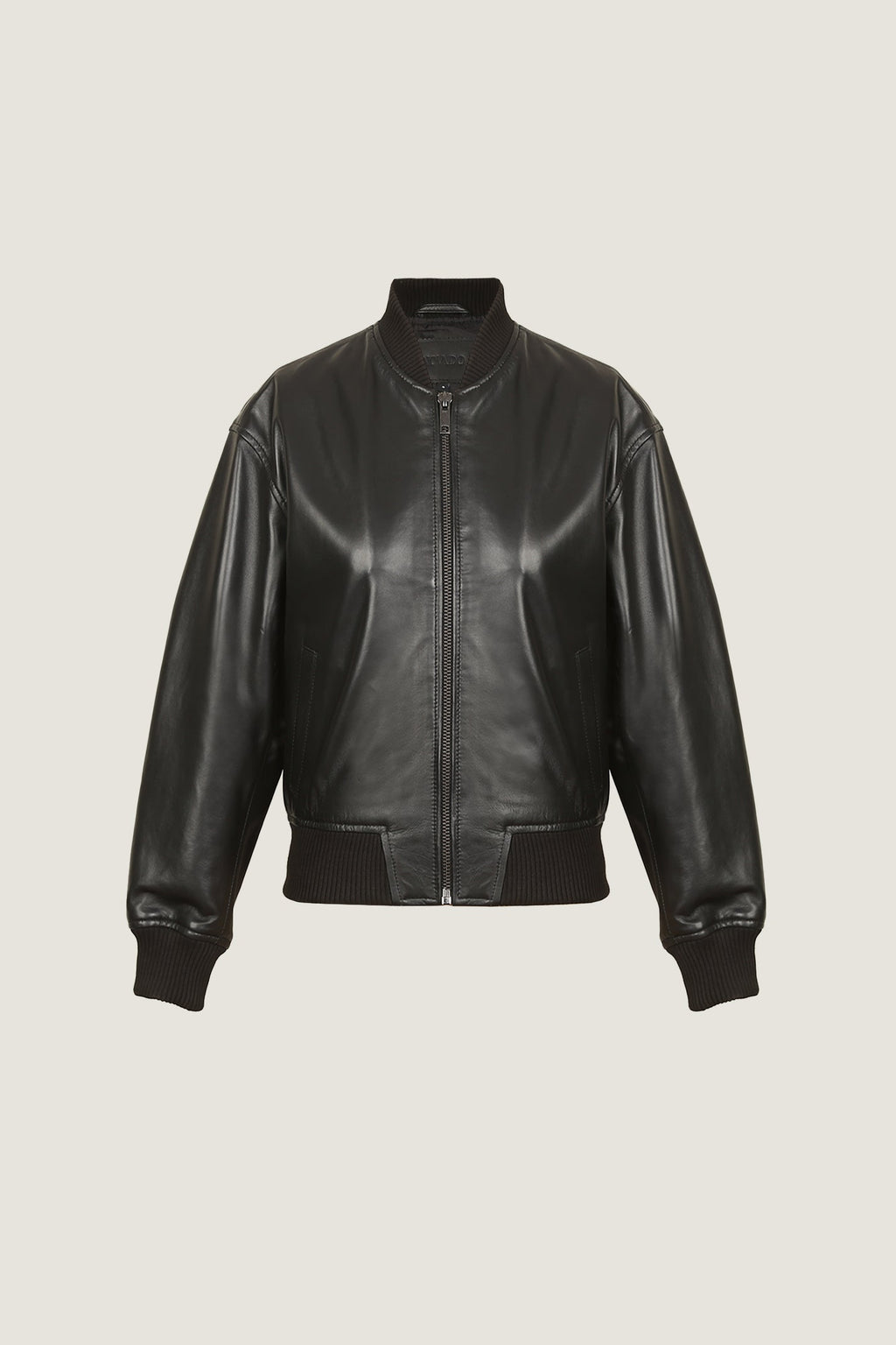 Diesel L-Khat leather bomber jacket