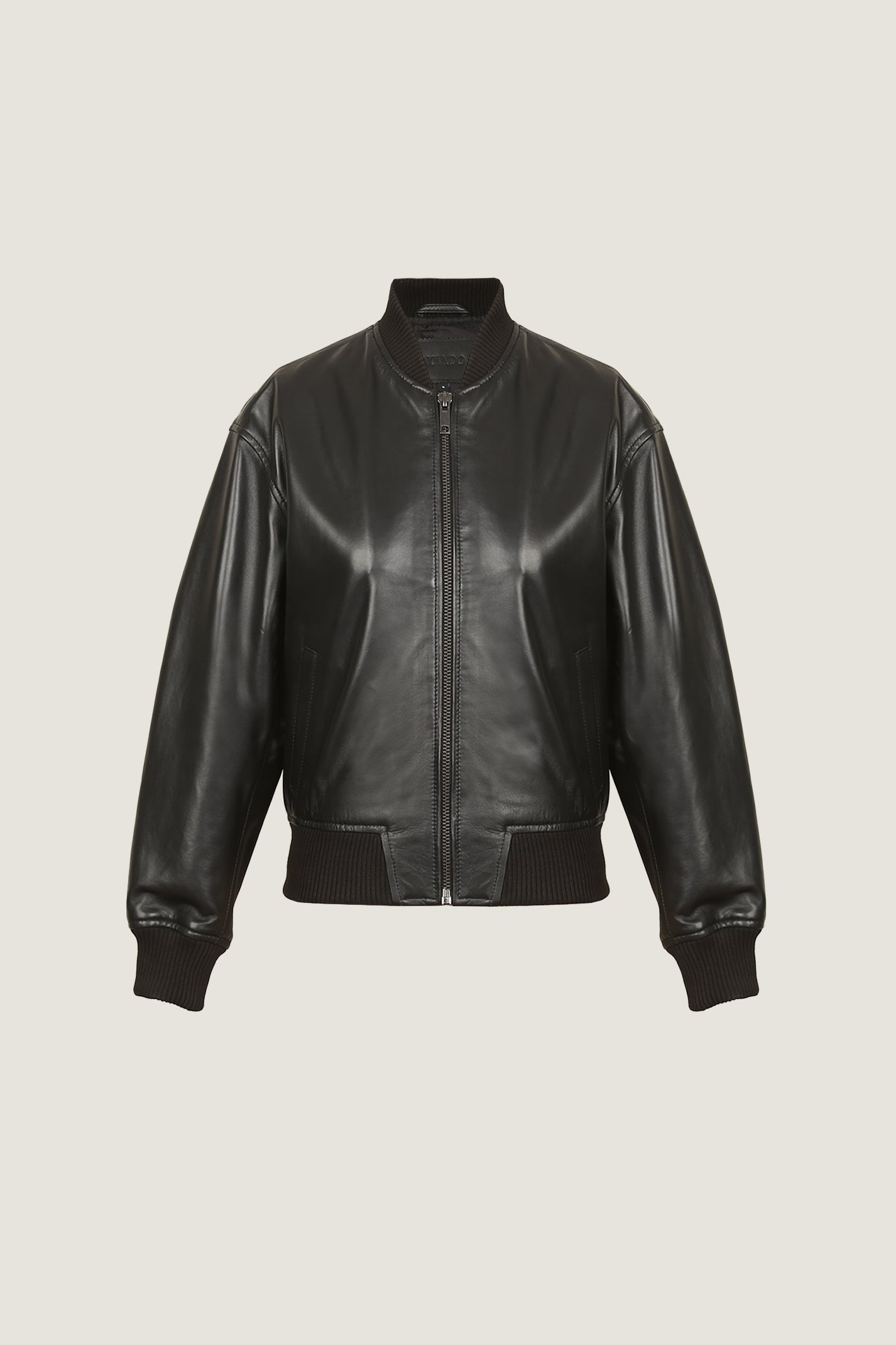 Diesel L-Khat leather bomber jacket