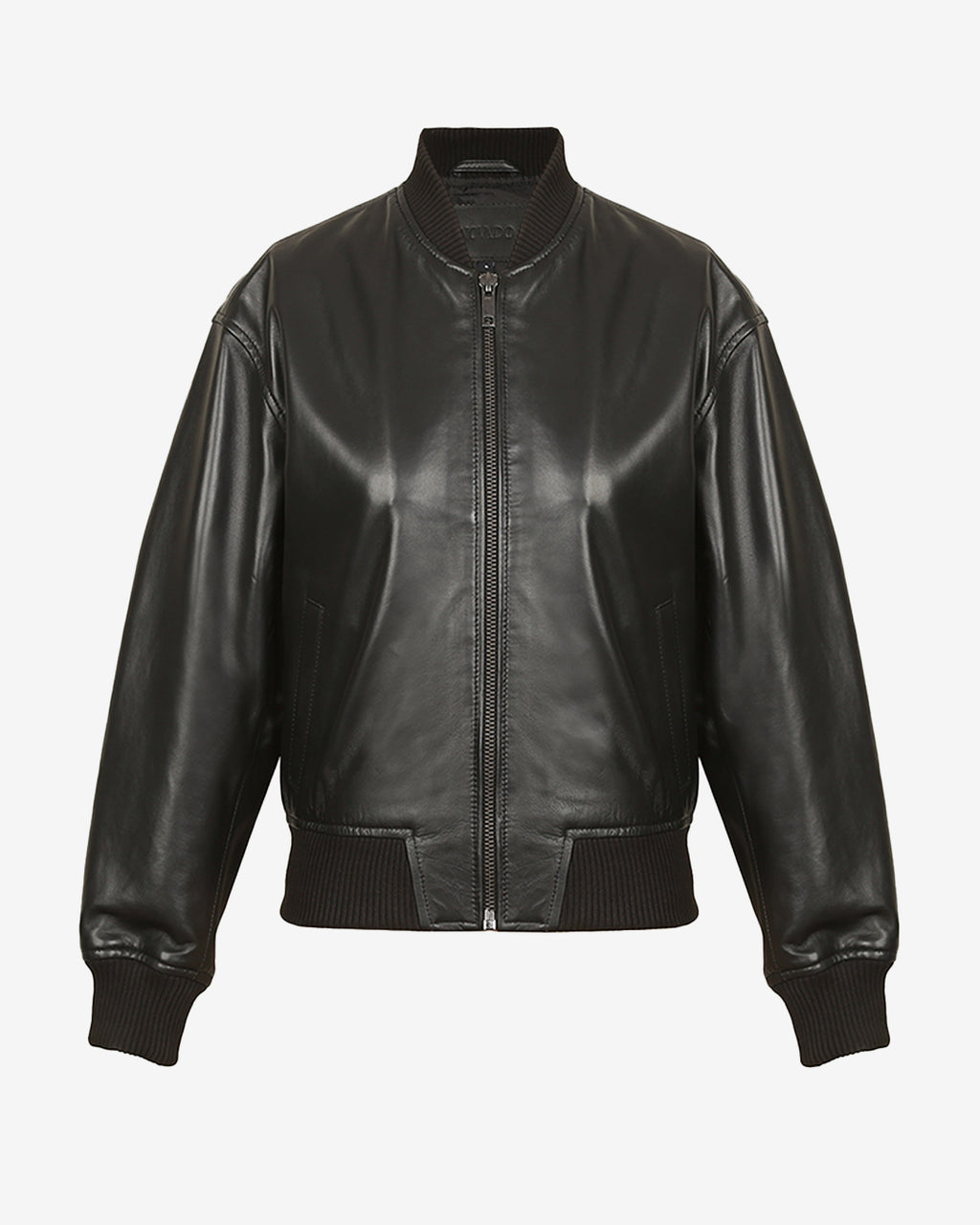 Diesel L-Khat Leather Bomber Jacket